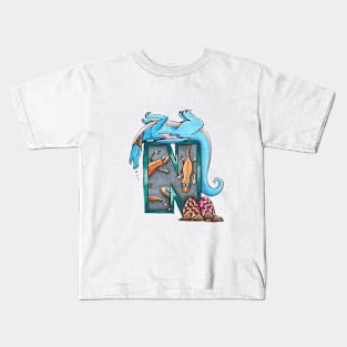 Napping dragon Kids T-Shirt